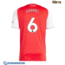 Fotballdrakt Herre Arsenal Gabriel Magalhaes #6 Hjemmedrakt 2025-26 Kortermet